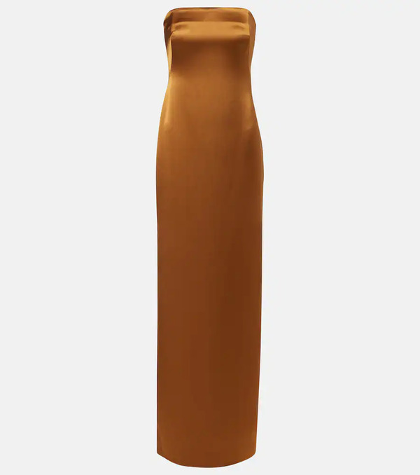  Galvan Galvan Satin Bustier Gown 