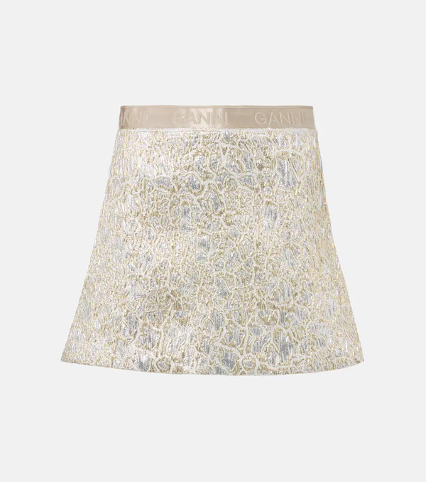  Ganni Ganni Brocade Miniskirt 