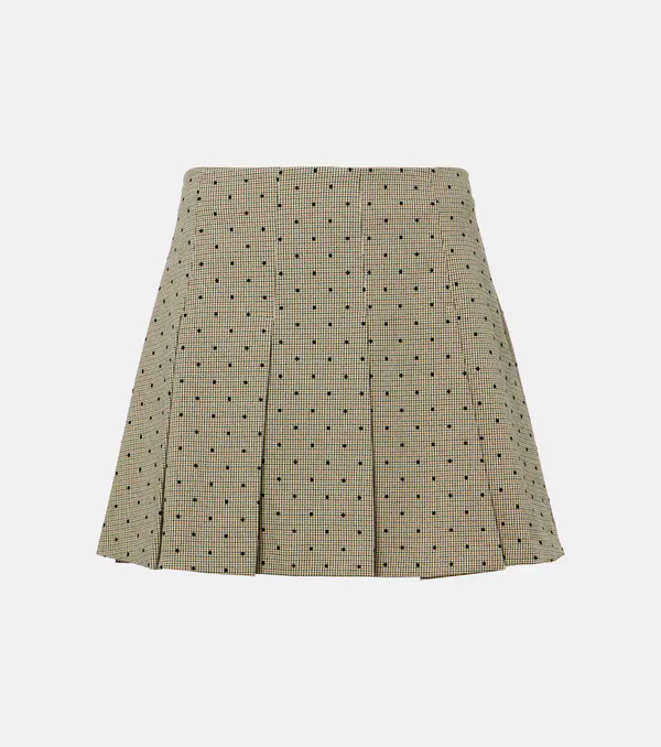  Ganni Ganni Checked Miniskirt 