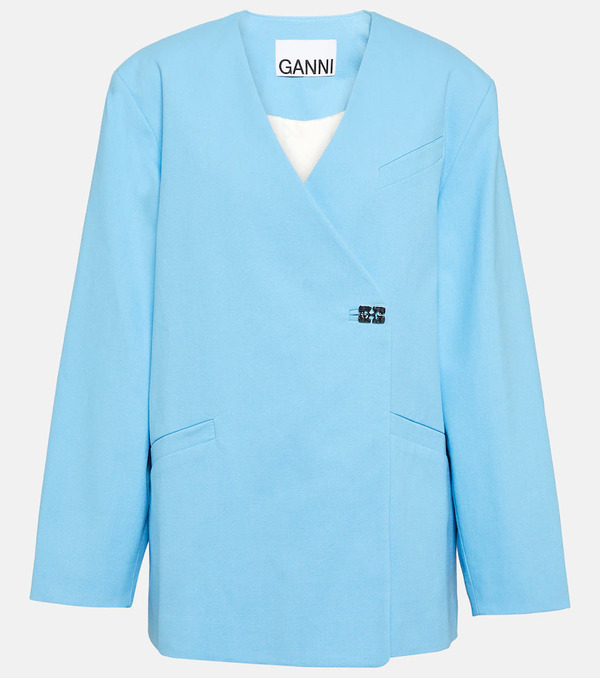 Ganni Ganni Cotton Blazer 