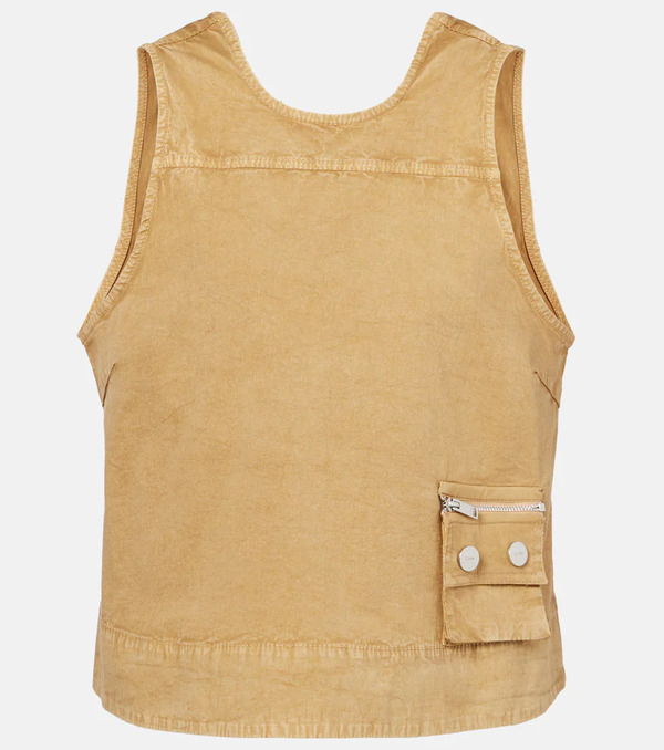  Ganni Ganni Cotton-blend Top 