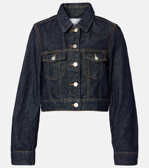  Ganni Ganni Cropped Denim Jacket 