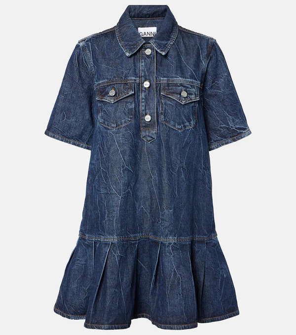  Ganni Ganni Denim Minidress 