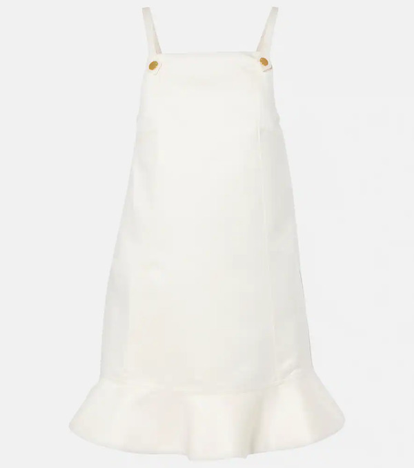  Ganni Ganni Duchess Satin Minidress 