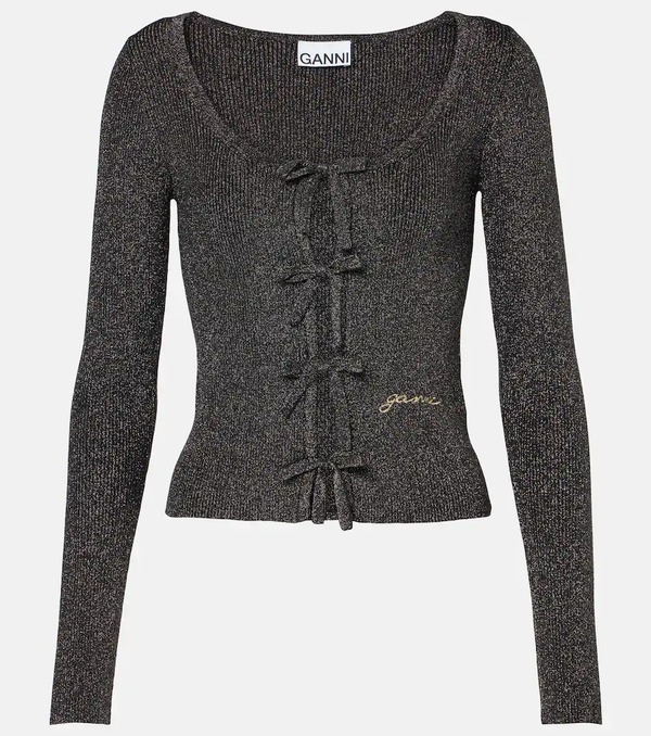  Ganni Ganni Logo Top 