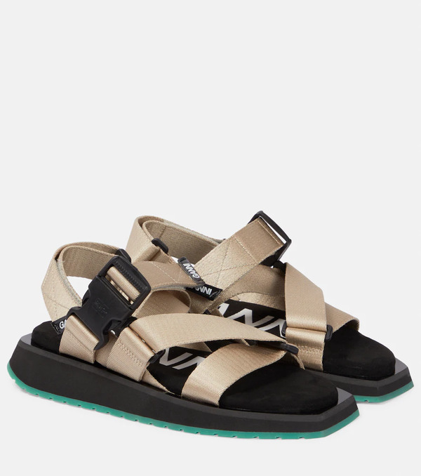  Ganni Ganni Performance Webbing Sandals 