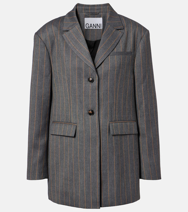  Ganni Ganni Pinstripe Blazer 
