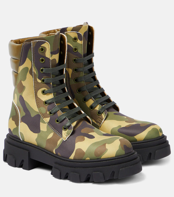  Gia Borghini Gia Borghini Gia 35 Camouflage Combat Boots 