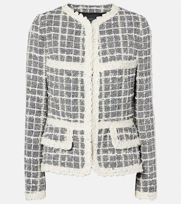  Giambattista Valli Giambattista Valli Wool-blend Boucle Jacket 