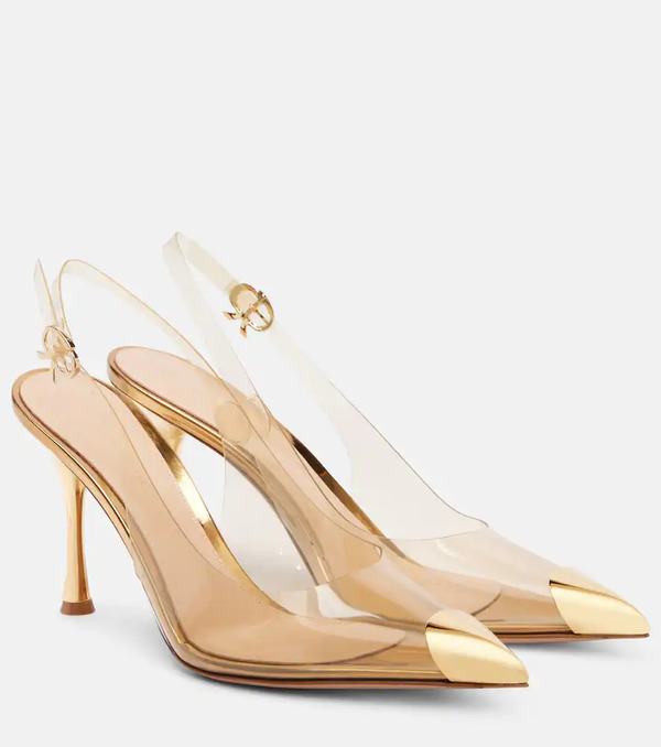  Gianvito Rossi Gianvito Rossi Diana 85 Pvc Slingback Pumps 