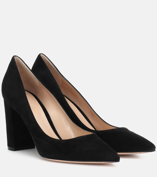  Gianvito Rossi Gianvito Rossi Piper 85 Suede Pumps 