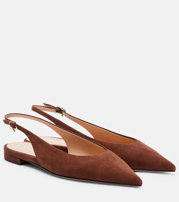  Gianvito Rossi Gianvito Rossi Robbie 05 Slingback Flats 