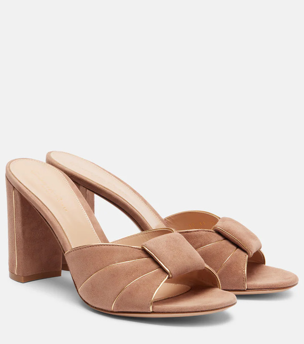  Gianvito Rossi Gianvito Rossi Suede Mules 
