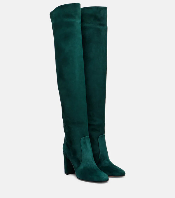  Gianvito Rossi Gianvito Rossi Suede Over-the-knee Boots 
