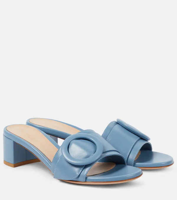  Gianvito Rossi Gianvito Rossi Venezia 45 Leather Mules 