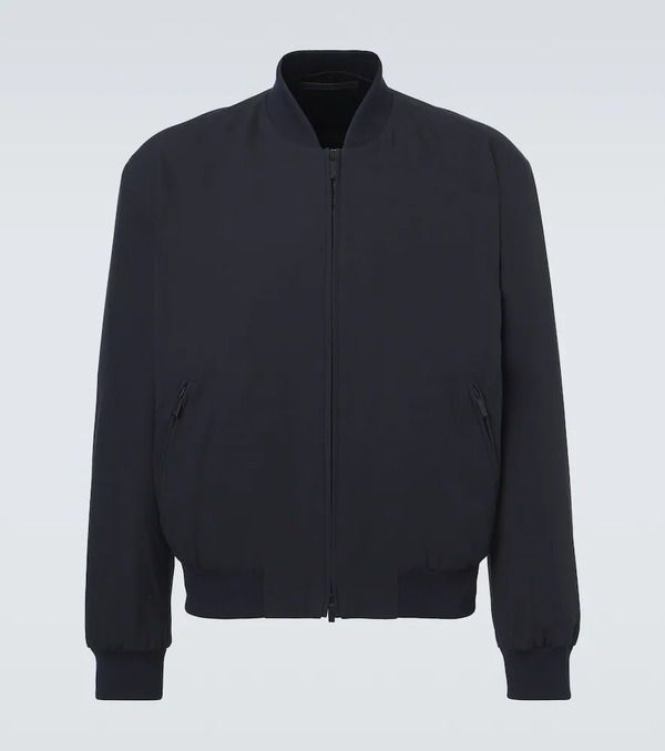  Giorgio Armani Giorgio Armani Cotton-blend Bomber Jacket 