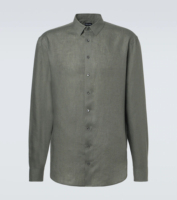  Giorgio Armani Giorgio Armani Linen Shirt 