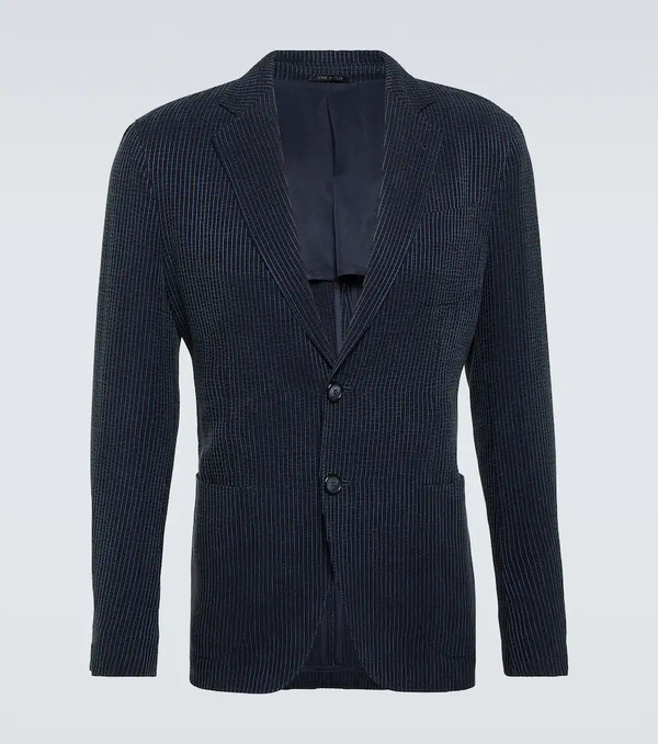  Giorgio Armani Giorgio Armani Pinstripe Blazer 