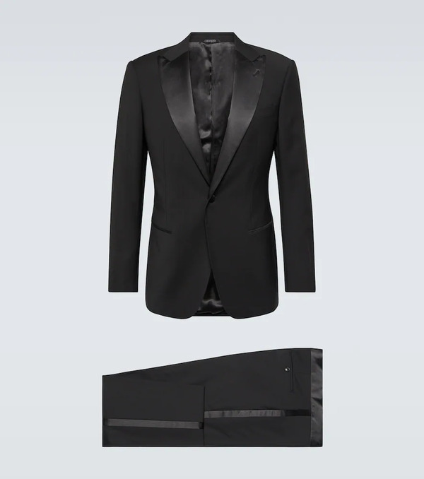  Giorgio Armani Giorgio Armani Single-breasted Virgin Wool Tuxedo 