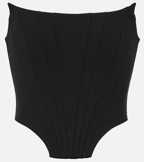  Giuseppe Di Morabito Giuseppe Di Morabito Cropped Wool-blend Top 