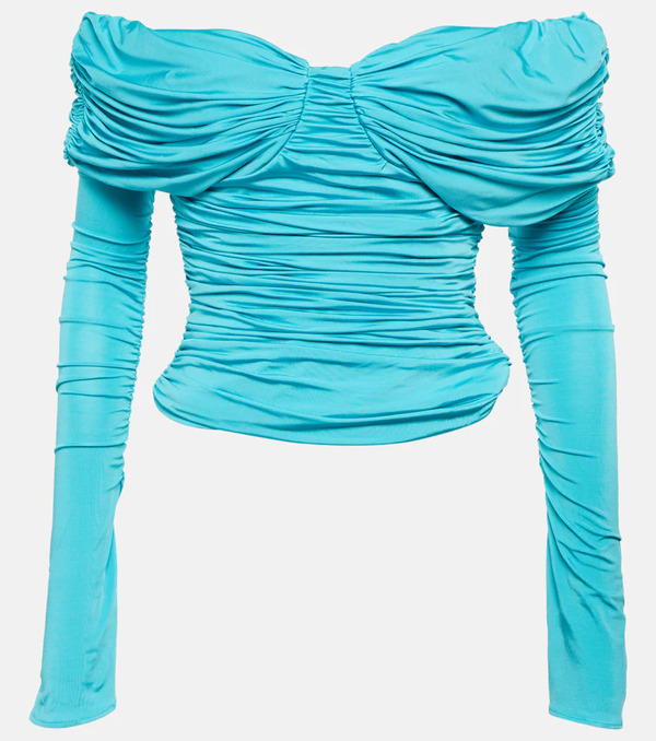  Giuseppe Di Morabito Giuseppe Di Morabito Gathered Off-shoulder Top 
