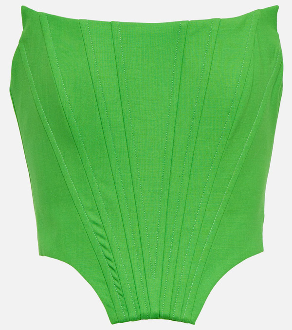  Giuseppe Di Morabito Giuseppe Di Morabito Wool-blend Bustier Top 