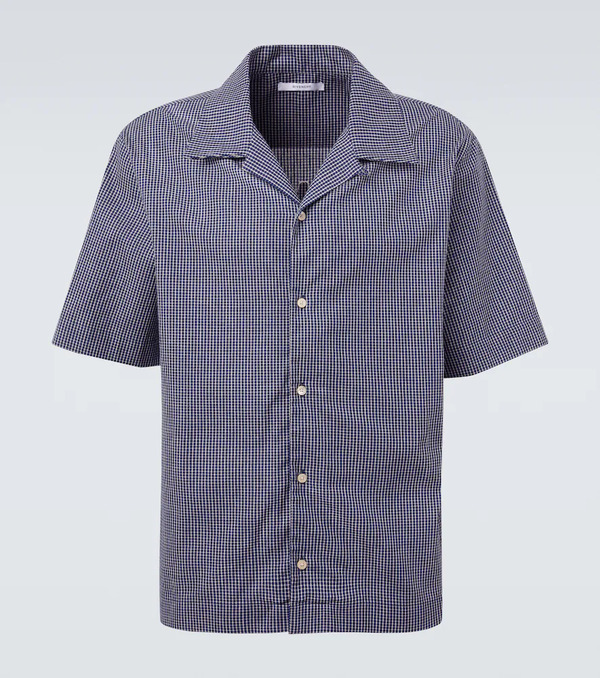  Givenchy Givenchy Checked Cotton Bowling Shirt 