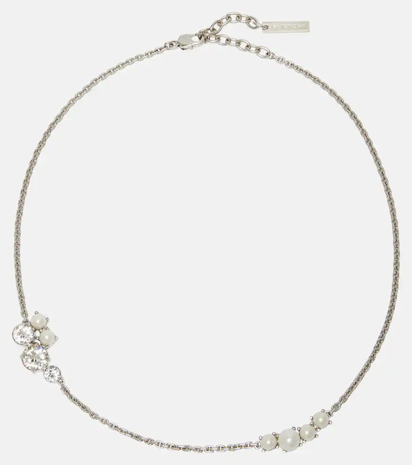  Givenchy Givenchy Crystal Pearl Necklace 