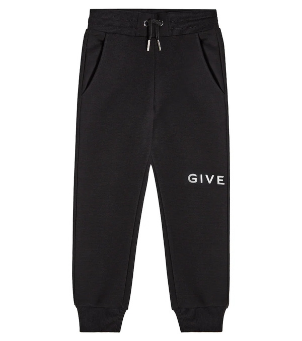  Givenchy Kids Givenchy Kids Logo Cotton-blend Sweatpants 