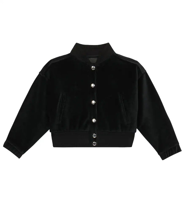  Givenchy Kids Givenchy Kids Velvet Cardigan 
