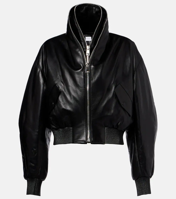  Givenchy Givenchy Leather Bomber Jacket 