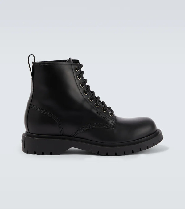  Givenchy Givenchy Leather Lace-up Boots 