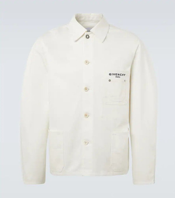  Givenchy Givenchy Logo Cotton Canvas Jacket 
