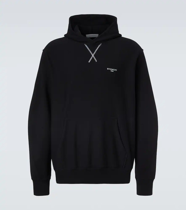  Givenchy Givenchy Logo Cotton Jersey Hoodie 