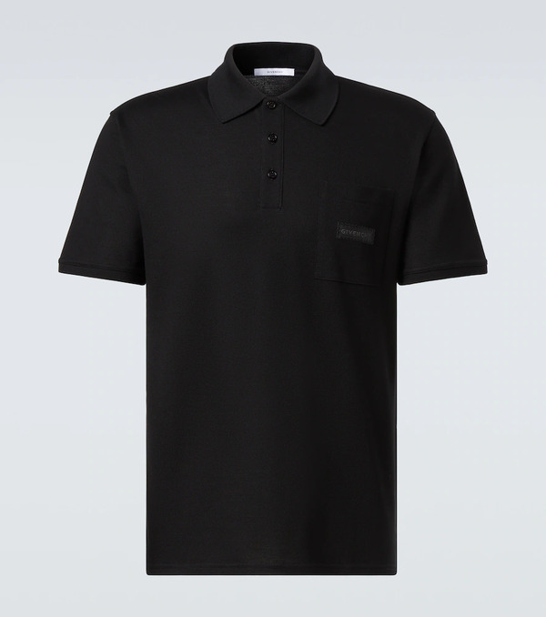  Givenchy Givenchy Logo Cotton Pique Polo Shirt 