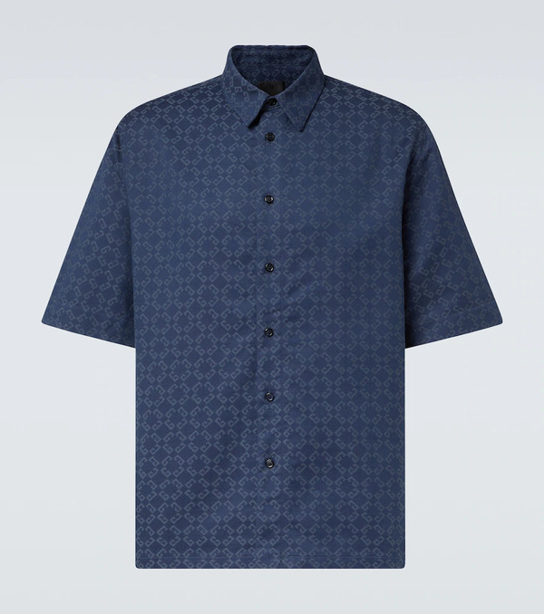  Givenchy Givenchy Monogram 72 Jacquard Denim Shirt 