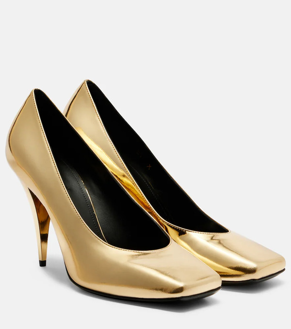  Givenchy Givenchy Sliced Square 95 Patent Leather Pumps 