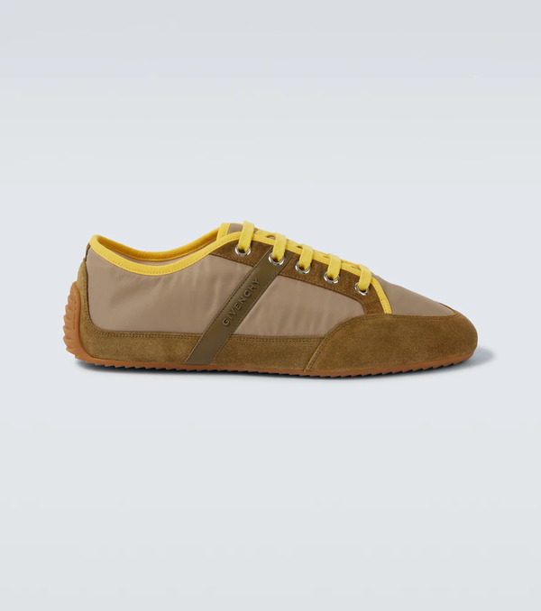  Givenchy Givenchy Slim Suede-trimmed Sneakers 