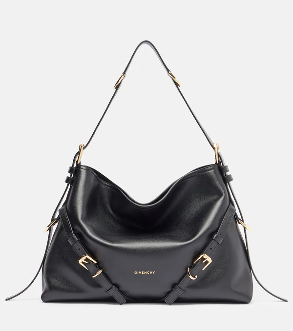  Givenchy Givenchy Voyou Medium Leather Shoulder Bag 