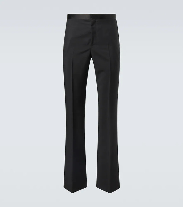  Givenchy Givenchy Wool And Mohair Tuxedo Pants 