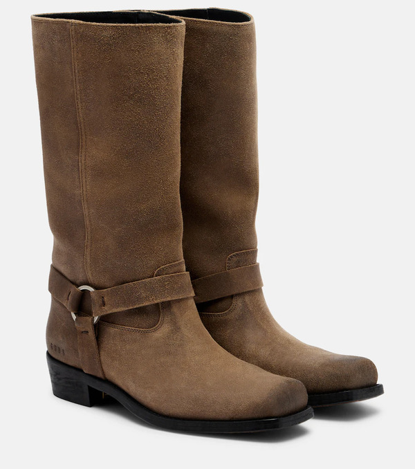 Golden Goose Golden Goose Biker Suede Mid-calf Boots 