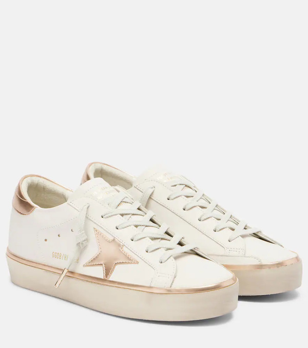  Golden Goose Golden Goose Hi Star Leather Sneakers 