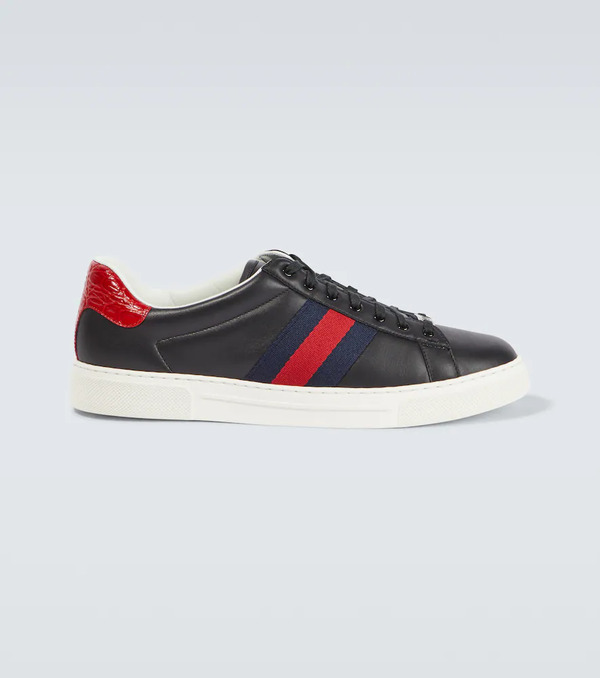  Gucci Gucci Ace Leather Sneakers 