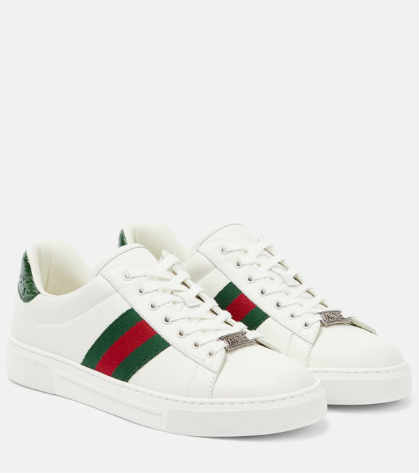  Gucci Gucci Ace Leather Sneakers 