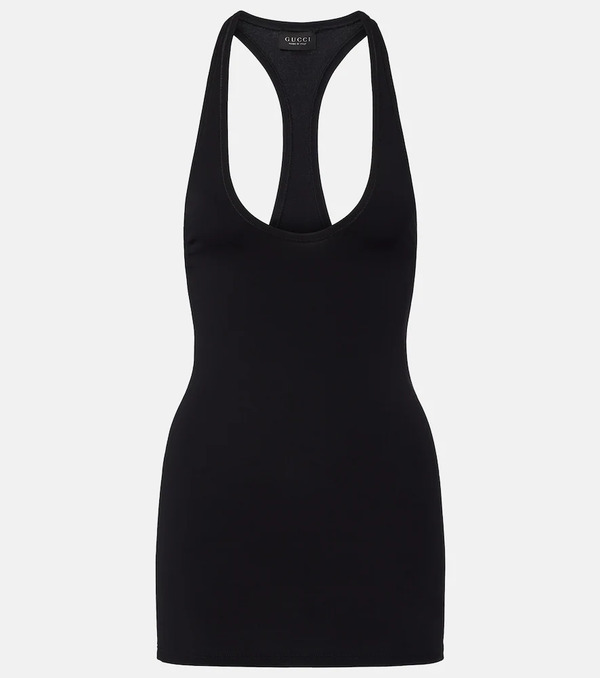 Gucci Gucci Crepe Jersey Minidress 