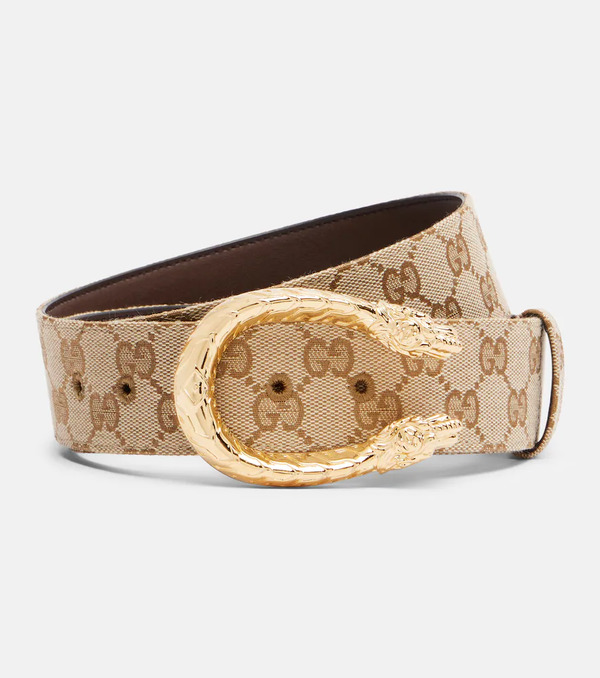  Gucci Gucci Dionysus Gg Canvas Belt 