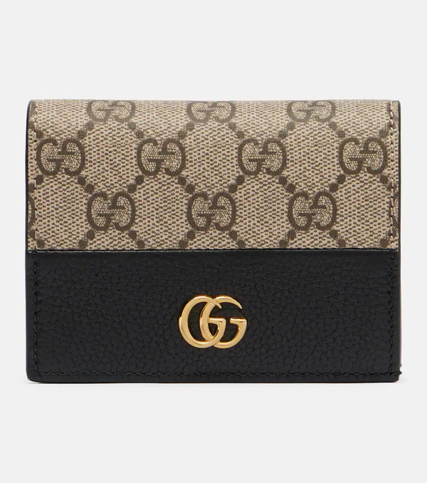 Gucci Gucci Double G Mini Leather Wallet 