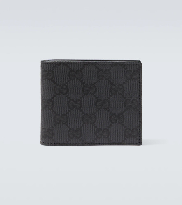  Gucci Gucci Gucci Essence Classic Gg Canvas Bi-fold Wallet 