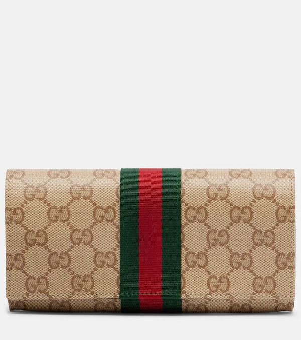  Gucci Gucci Essence Gg Canvas Wallet 