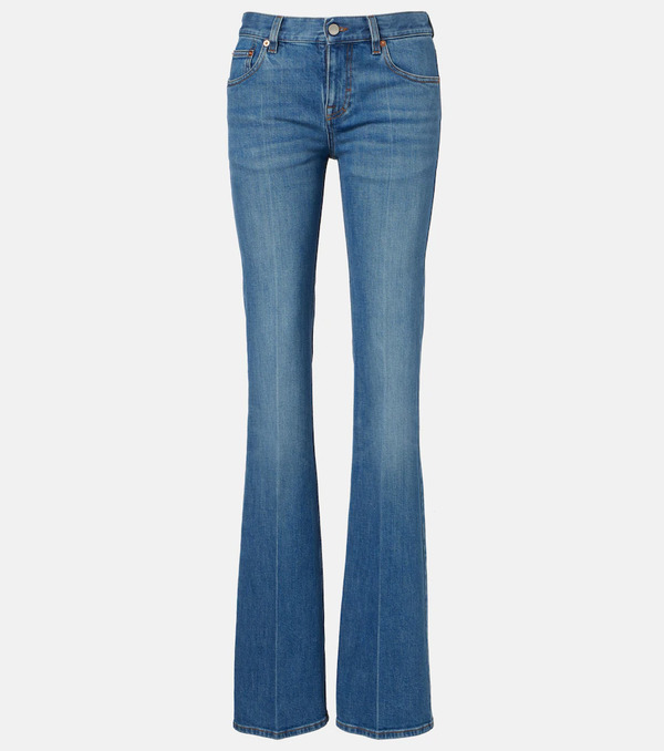  Gucci Gucci Faded Flared Jeans 